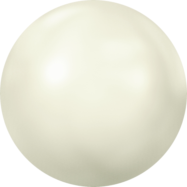 (image for) 2080/4 SS16.. White GLUE ON Pearl Pack Qty 144 pcs